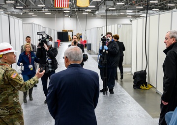 New Jersey Gov. Phil Murphy visits Federal Medical Station