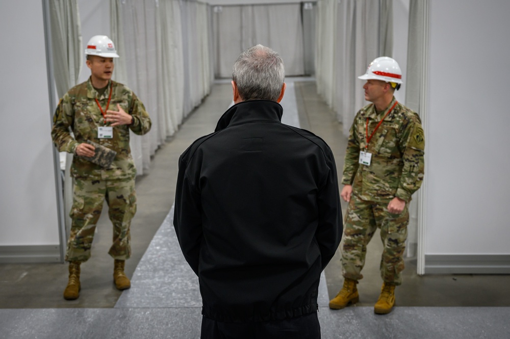 New Jersey Gov. Phil Murphy visits Federal Medical Station