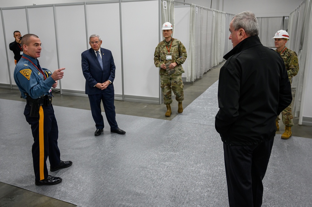 New Jersey Gov. Phil Murphy visits Federal Medical Station