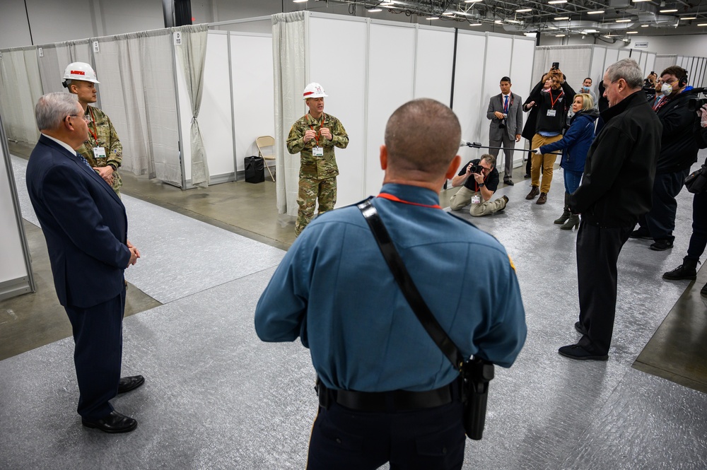 New Jersey Gov. Phil Murphy visits Federal Medical Station
