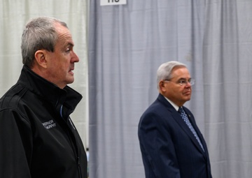 New Jersey Gov. Phil Murphy visits Federal Medical Station