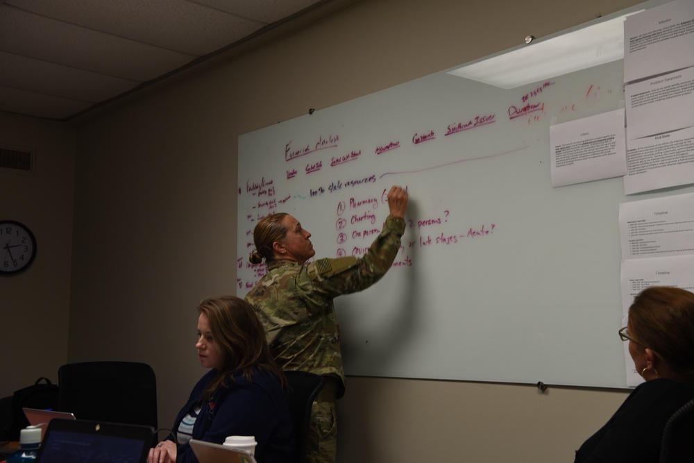 Arkansas National Guardsmen assist with Covid-19 planning and testing