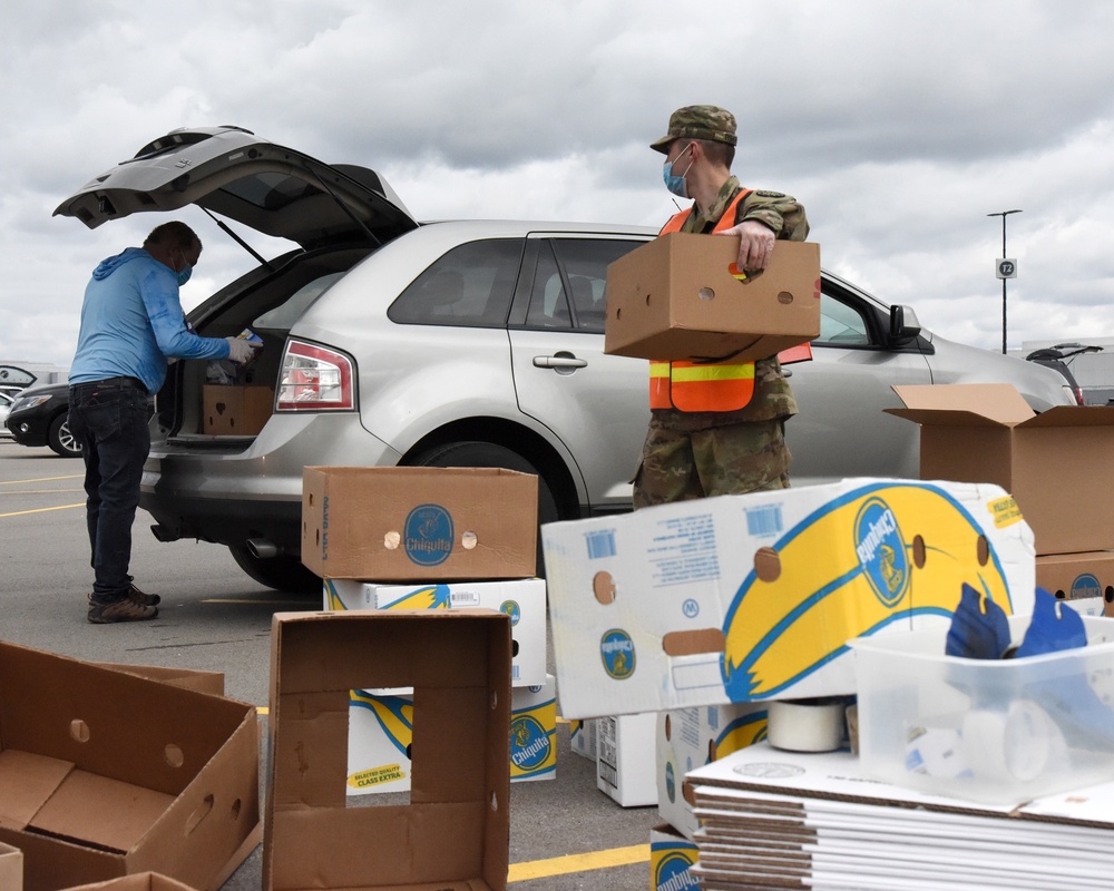 Michigan National Guard assist around 400 families during COVID-19 response