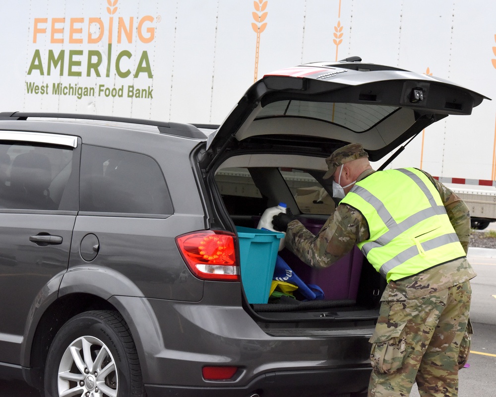 Michigan National Guard assist around 400 families during COVID-19 response