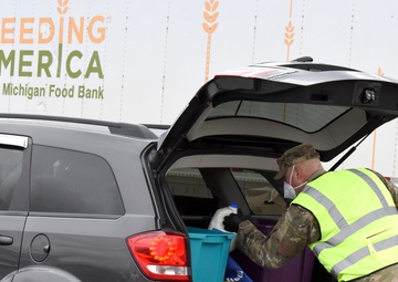 Michigan National Guard assist around 400 families during COVID-19 response