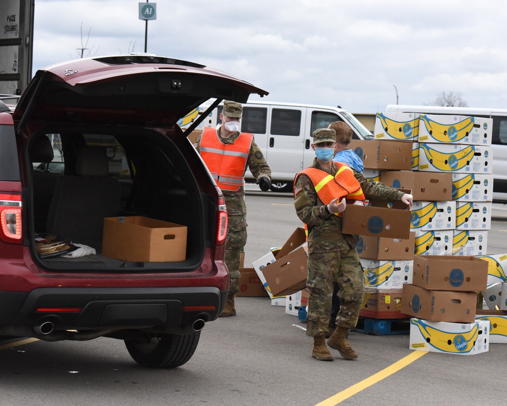 Michigan National Guard assist around 400 families during COVID-19 response