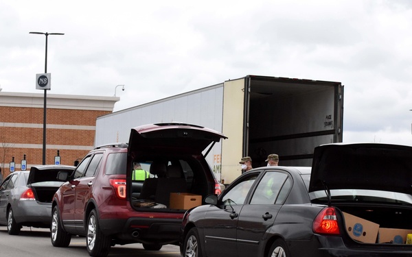 Michigan National Guard assist around 400 families during COVID-19 response