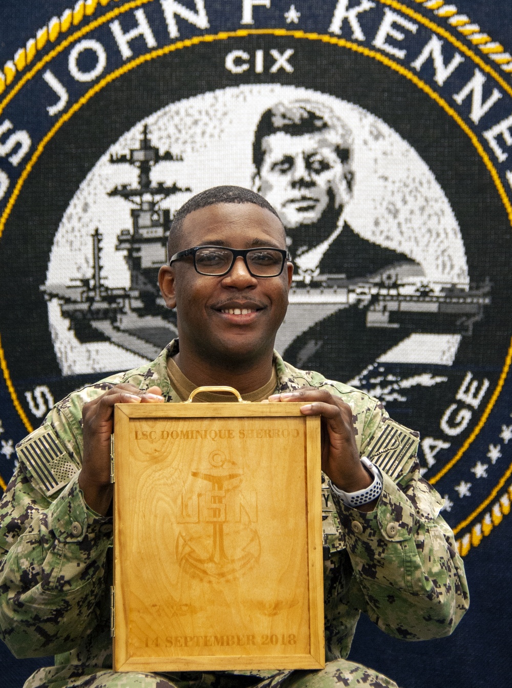 Chief Logistics Specialist Dominique Sherrod