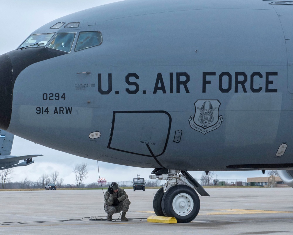 914th ARW launches fully operational capable KC-135
