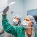 Nurses Inspect Filter Prior to Surgery Aboard USNS Mercy (T-AH 19)