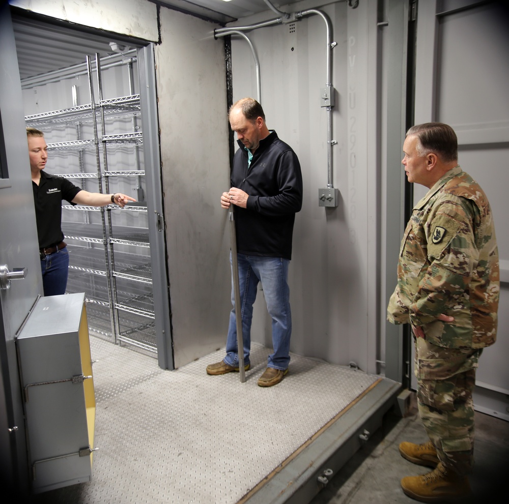 Critical Care Decontamination System set up at Camp Murray as part of COVID-19 response