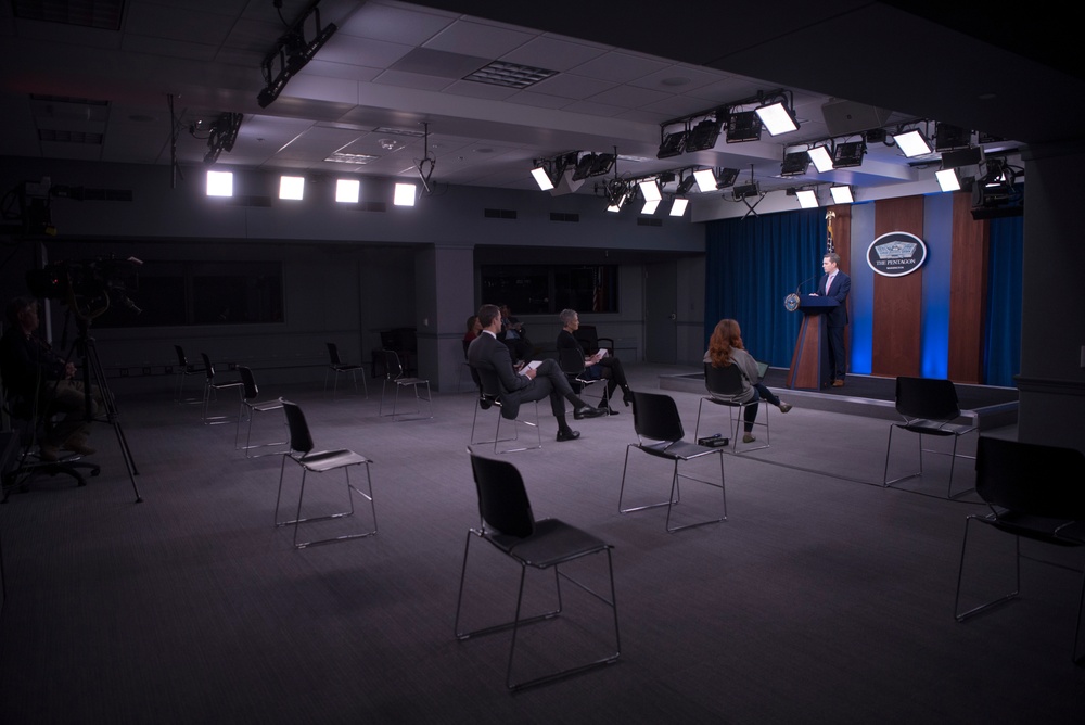 Pentagon Spokesman Briefs on COVID-19 Response