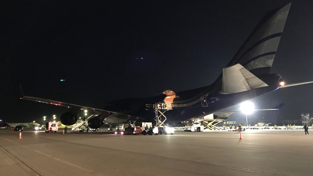 FEMA Air Bridge Delivers supplies for Nationwide Distribution April 2