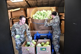 Cal Guard Space Operators support COVID-19 food bank mission