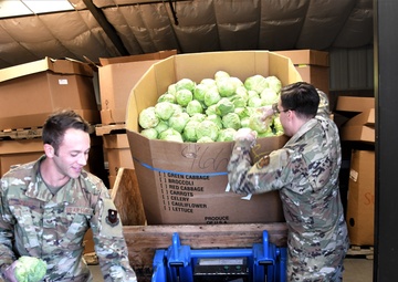 Cal Guard Space Operators support COVID-19 food bank mission