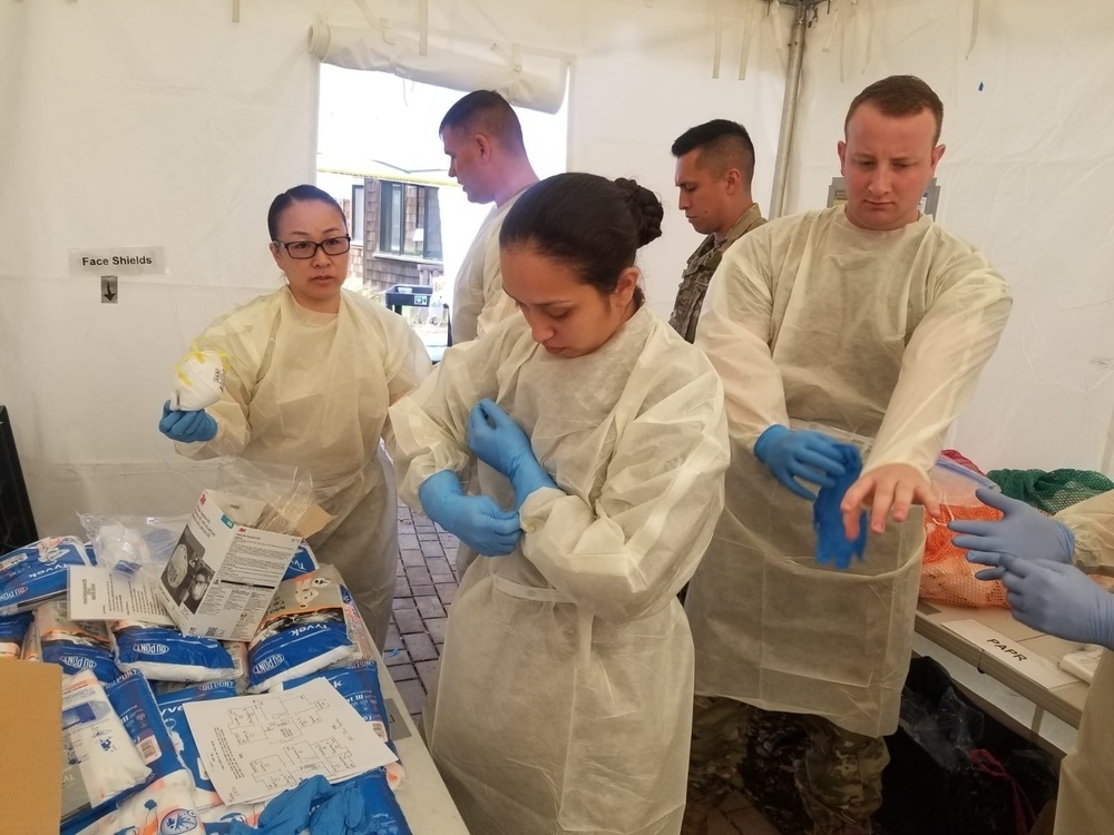 144th Medical Group Detachment 1 Supporting The Fight Against COVID-19