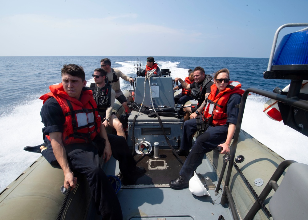 USS Gabrielle Giffords SAR Exercise