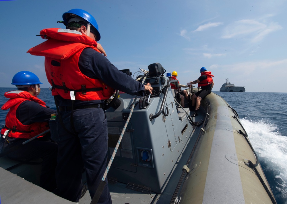 USS Gabrielle Giffords SAR Exercise