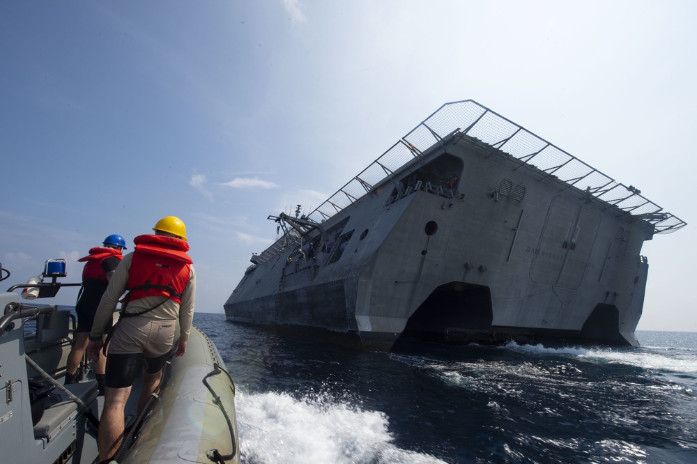 USS Gabrielle Giffords SAR Exercise