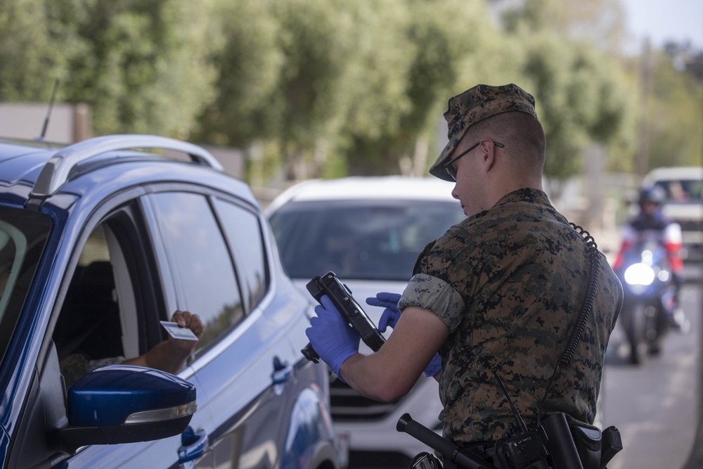 Camp Pendleton’s security services take action for COVID-19