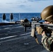 Marines with BLT 1/5, 31st MEU conduct combat marksmanship range aboard USS America