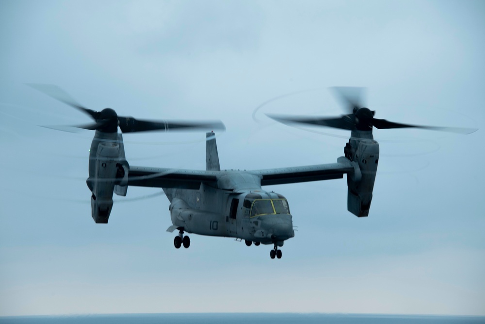 USS America (LHA 6) Conducts Flight Operations