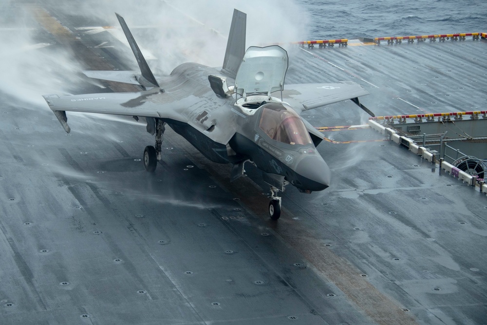 USS America (LHA 6) Conducts Flight Operations