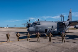 Airmen Limit COVID-19 Exposure during Historic Aircraft Delivery