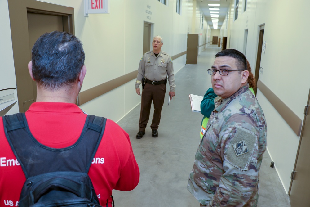 District teams visit alternate care facilities