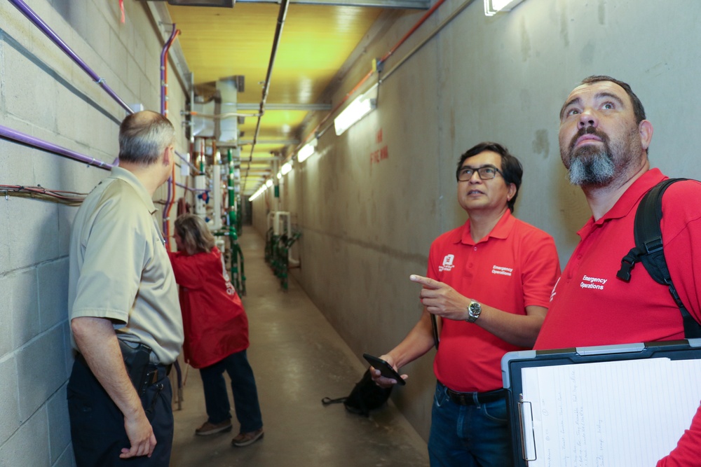 District teams visit alternate care facilities