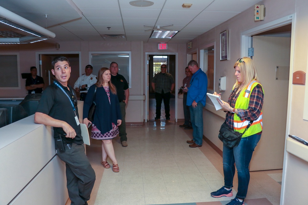 District teams visit alternate care facilities