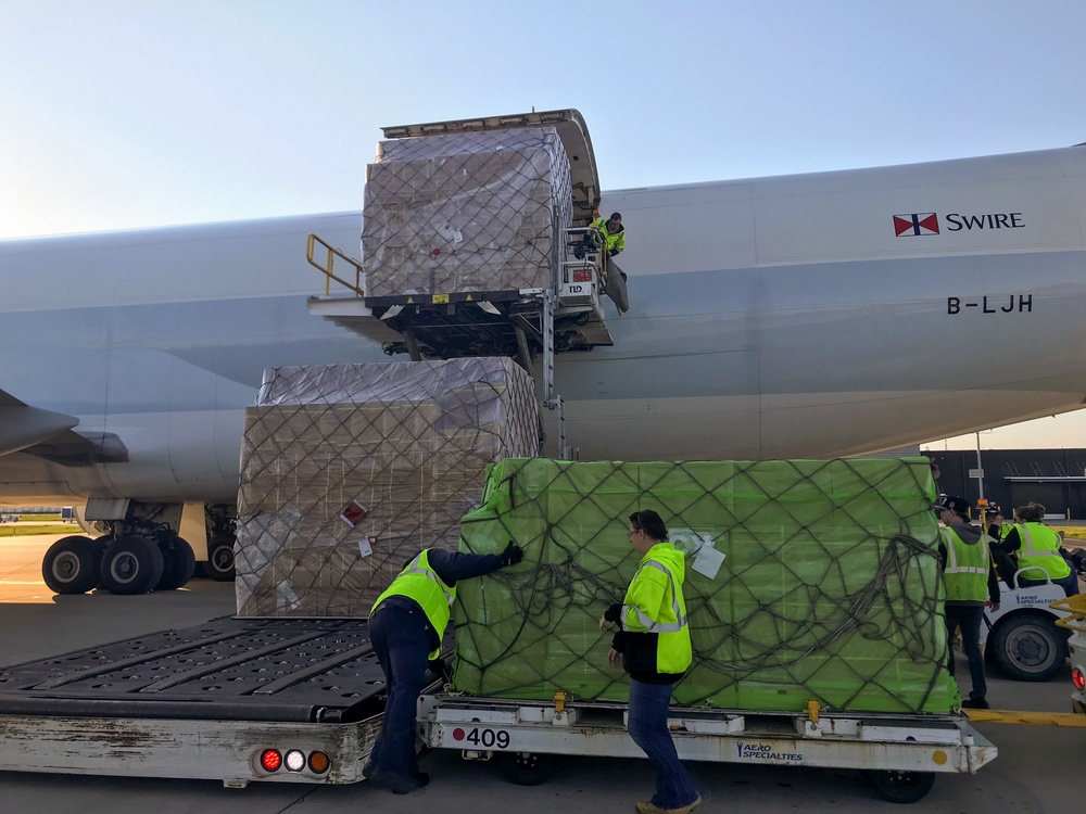 FEMA Air Bridge Delivers supplies for Nationwide Distribution April 3