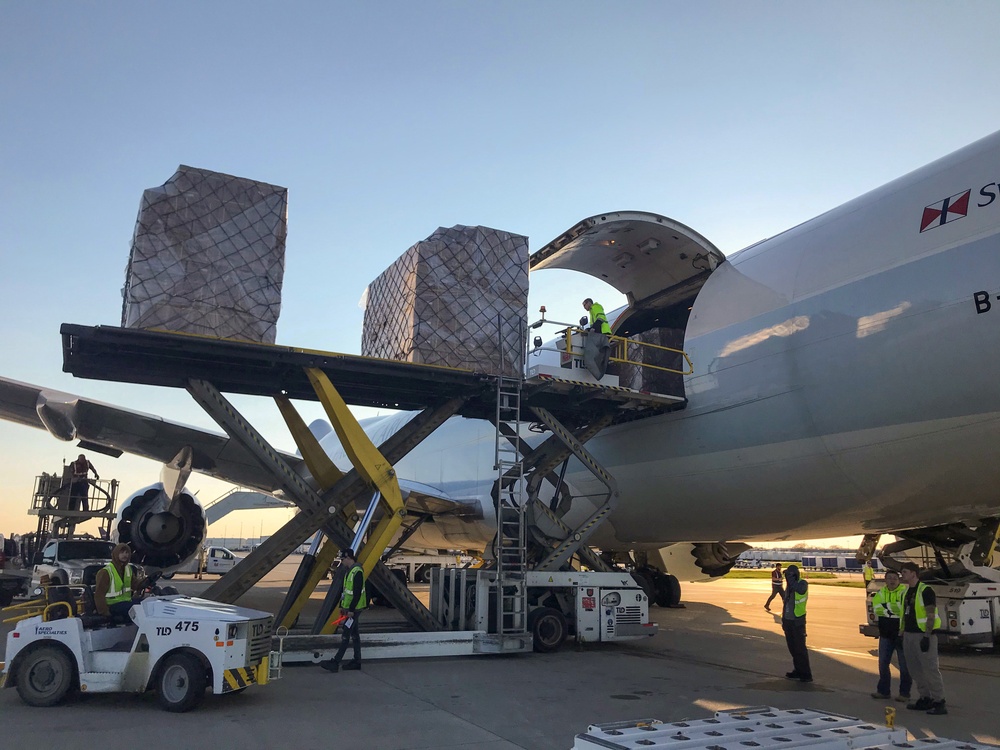 FEMA Air Bridge Delivers supplies for Nationwide Distribution April 3