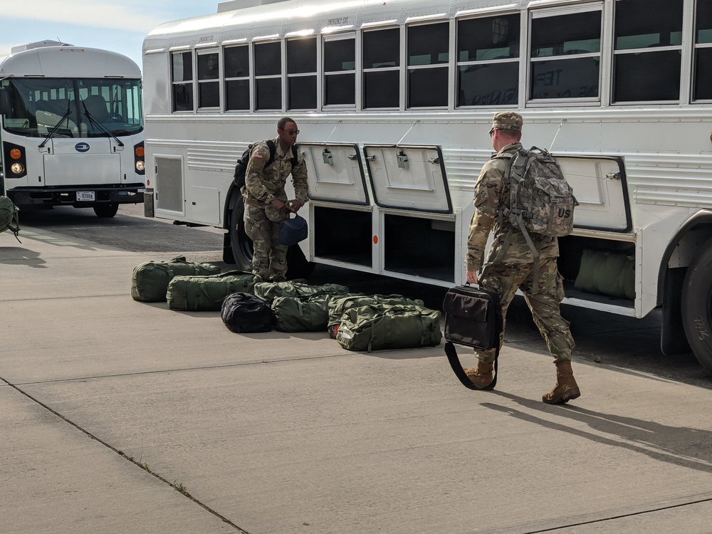 Signal Soldiers depart HAAF to support FEMA operations
