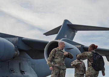 Signal Soldiers depart HAAF to support FEMA operations