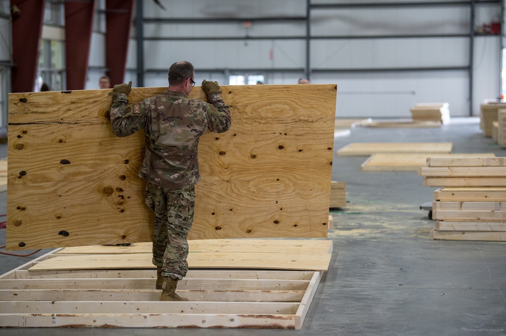 Vermont National Guard Builds Medical Surge Facility