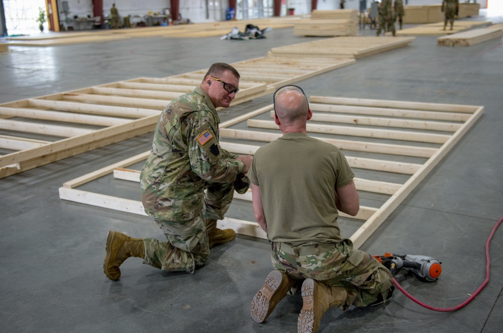 Vermont National Guard Builds Medical Surge Facility