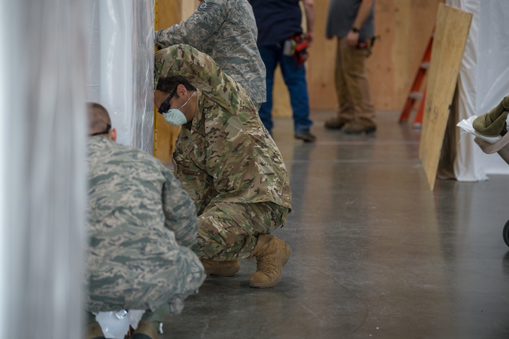 Vermont National Guard Builds Medical Surge Facility