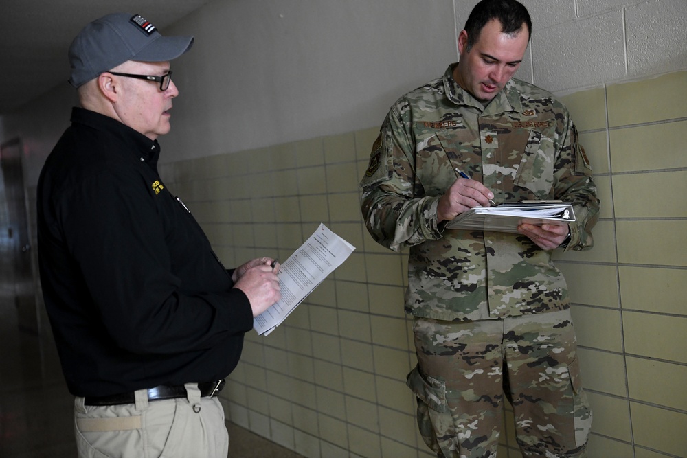 Ohio National Guard conducts medical capacity site survey at Upper Sandusky High School