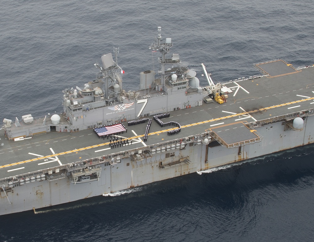 USS Iwo Jima (LHD 7) Commemorates Namesake Battle