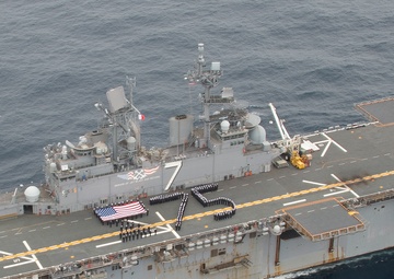 USS Iwo Jima (LHD 7) Commemorates Namesake Battle