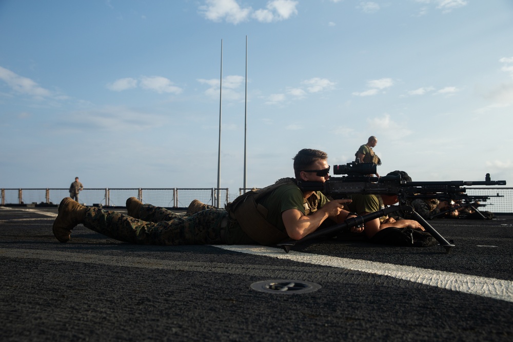 31st MEU Marines refine battle skills underway aboard USS Germantown