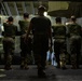 31st MEU Marines practice riot control techniques aboard USS America