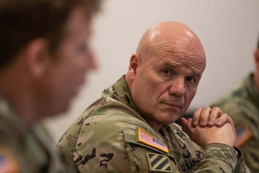 Maj. Gen. Roger Cloutier at Virtual Town Hall