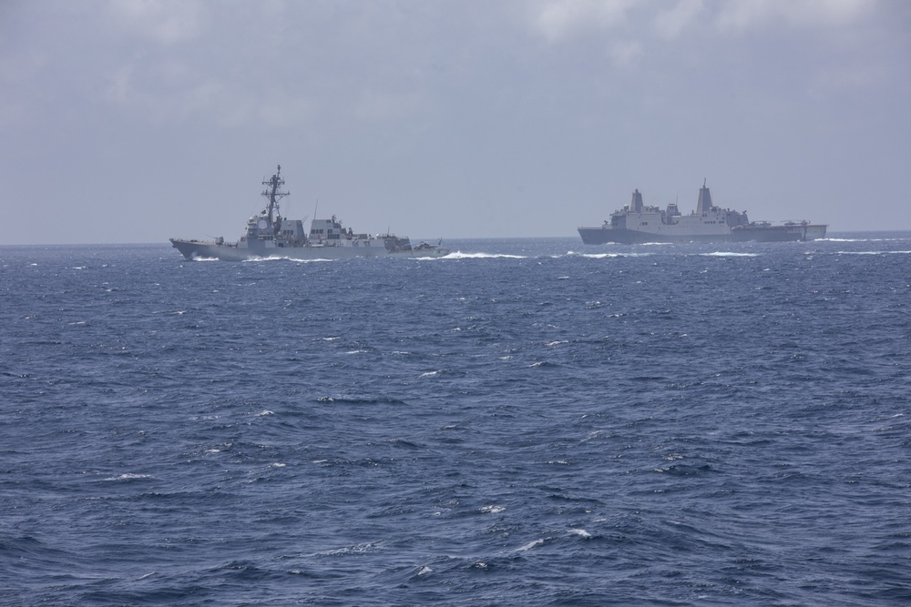 USS New York (LPD 21) and USS James E. Williams (DDG 95)