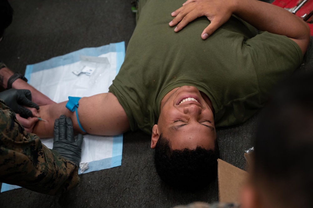 31st MEU Marines refine battle skills underway aboard USS Germantown