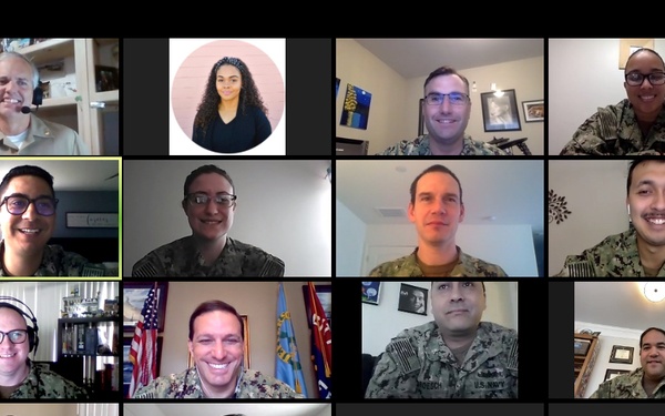 Sailors of NR NPASE West Drill Virtually