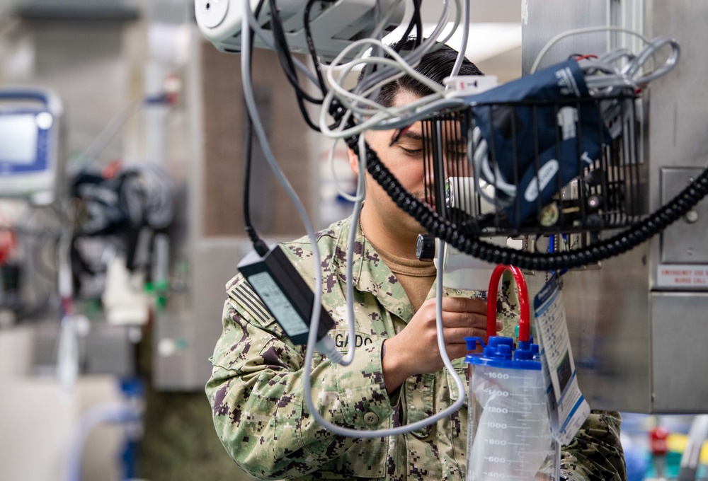 Perris, Calif. Native Aboard Hospital Ship USNS Mercy