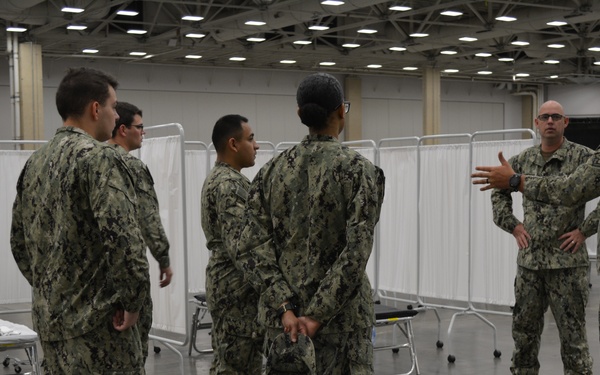 Sailors Conduct Rehearsal of Concept for Patient Care in Dallas