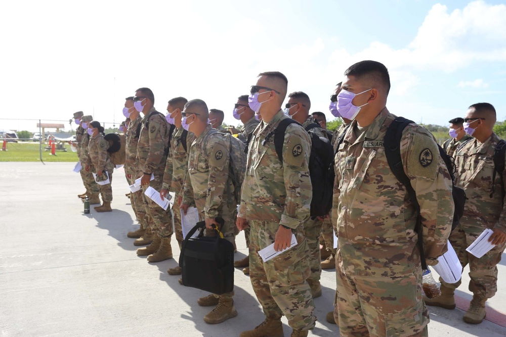 Guam National Guard Soldiers Return Home After Completing MFO Mission